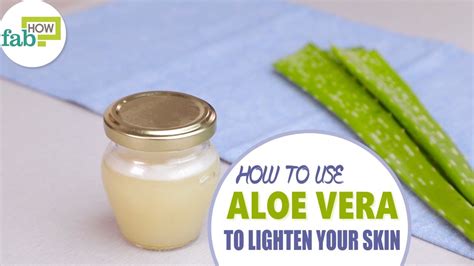 How To Use Aloe Vera To Lighten Your Skin Youtube