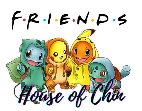 Pokemon Friends PNG | Etsy