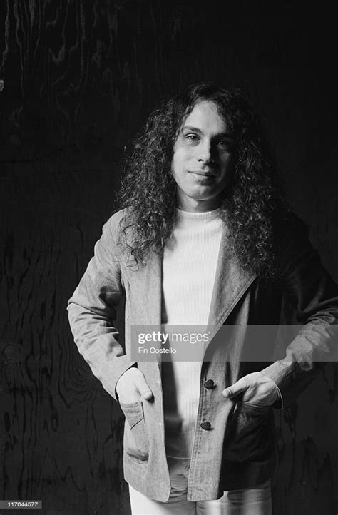 Ronnie James Dio Us Rock Singer With British Rock Band Rainbow