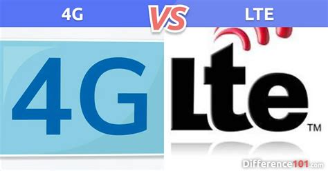 4g Vs Lte Difference Speed Pros And Cons ~ Difference 101