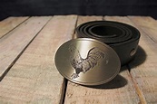 Rooster COCKY Belt Buckle – Metal Some Art