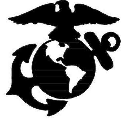 Download High Quality Us Marines Logo Silhouette Transparent Png Images