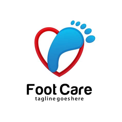 Premium Vector Foot Care Logo Design Template