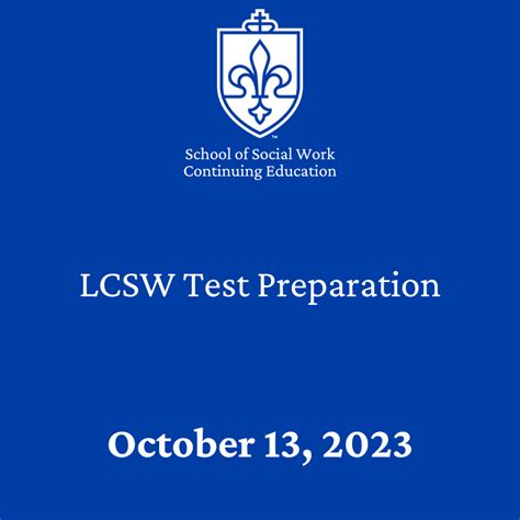 9 November 10 2023 Lcsw Licensure Test Prep Course Virtual