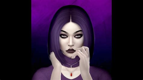Raven Teen Titans Cas The Sims 4 With Cc Links Youtube