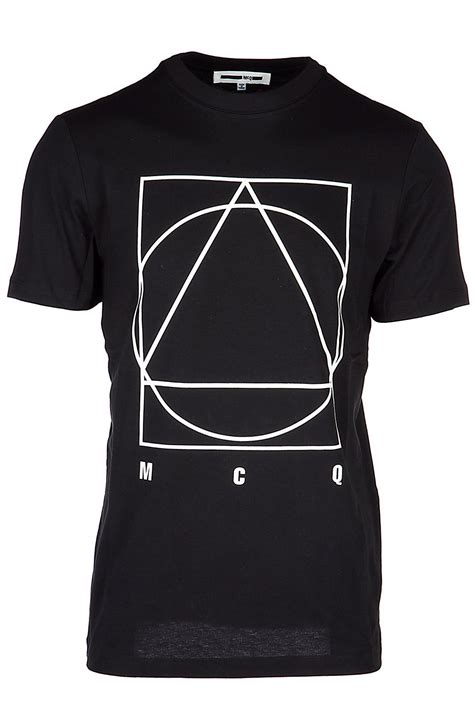 Mcq By Alexander Mcqueen Mcq Alexander Mcqueen Black Glyph Icon T Shirt