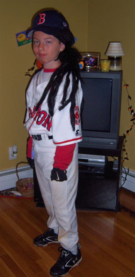 Manny Ramirez Boston Red Sox Baseball Costume Red Sox