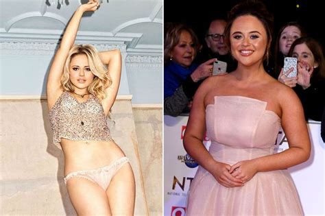 Emily Atack Squeezes Hourglass Curves Into Skintight Dress At Global Awards