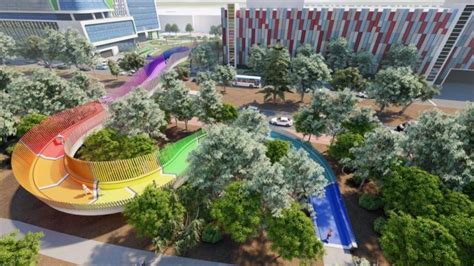Rainbow Coloured Bridge Planned For Australian Childrens Hospital
