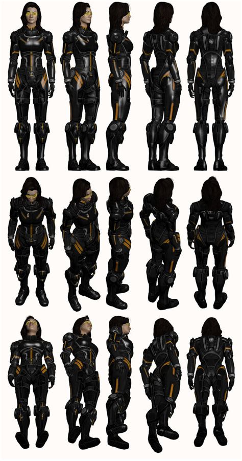 Mass Effect 2 Miranda Aa Model Reference By Troodon80 On Deviantart