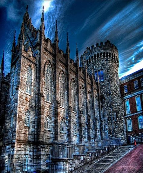 Dublin Castle Revisited Dublin Ireland Hdr In 2020 Dublin