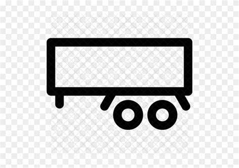 Lorry Semi Trailer Attach Vehicle Transport Icon Semi Trailer