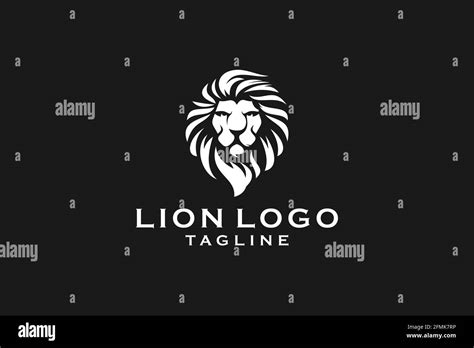 Lion Head Logo Vector Template Illustration Stock Vector Image And Art