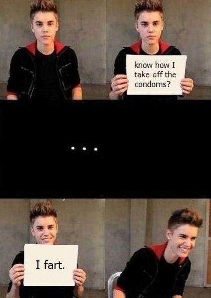 How Justin Bieber Take Off His Condoms