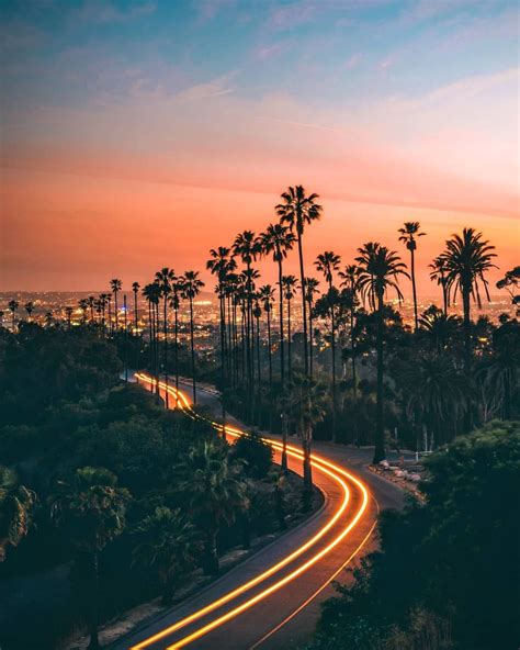Los Angeles California Instagram Sunset Wallpaper Scenery