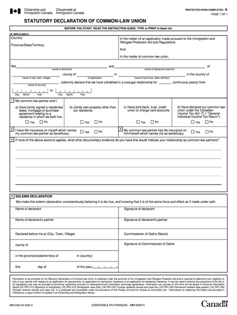 Imm 5409 Fill Out And Sign Online Dochub
