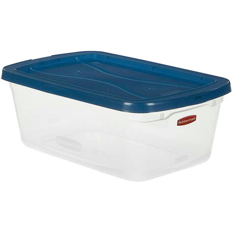 Rubbermaid Clever Store Clears Storage Container 65 Qt 10 Pack