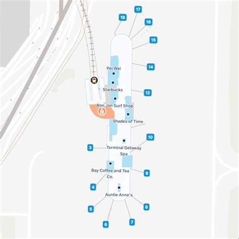 Tampa Airport Map Tpa Terminal Guide