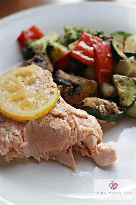 So i'm dedicating this post to my family for their love of canned pilchards…. Salmon and marinated vegetables on the grill