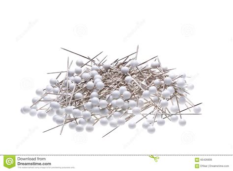 Stack Of Sewing Pins Stock Photo Image Of Many Clothing 65426906