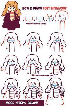 We hope you are too! How to Draw Cute Harry Potter (Chibi / Kawaii) Easy Step ...