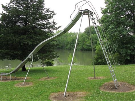 Vintage Playground Equipment With Fun Pictures