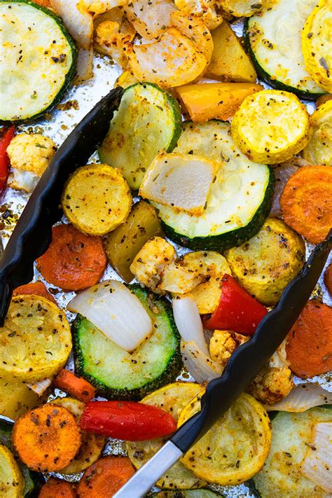 Oven Roasted Vegetables One Pan One Pot Recipes