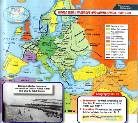 Amazing Map Of World War Ii Presentation