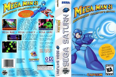 Custom Made Mega Man 8 Anniversary Edition For The Sega Saturn Etsy