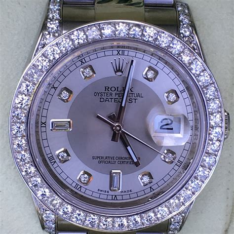 Rolex 116200 Datejust 36mm Mens Stainless Steel Diamond Bezel Dial Lug