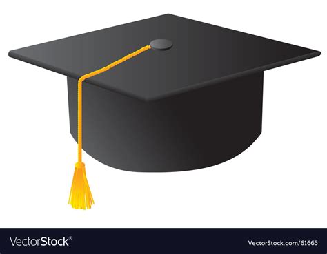 Student Graduation Hat Royalty Free Vector Image