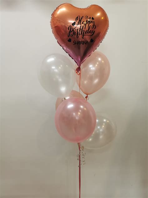 Pre Order Custom Made 18inch Foil Balloon With Helium Balloon Set