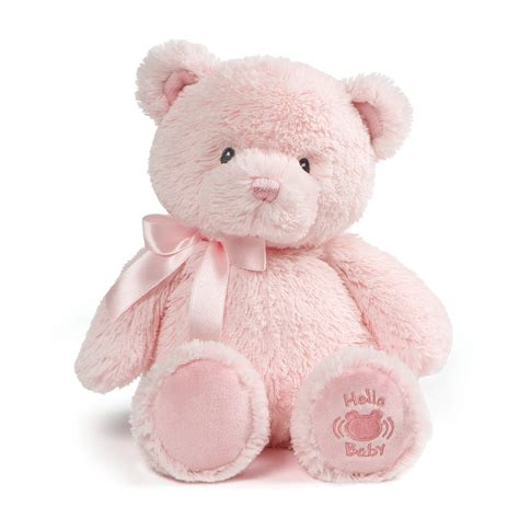 Baby Gund My First Teddy Sound Toy Stuffed Animal Plush In Pink 10