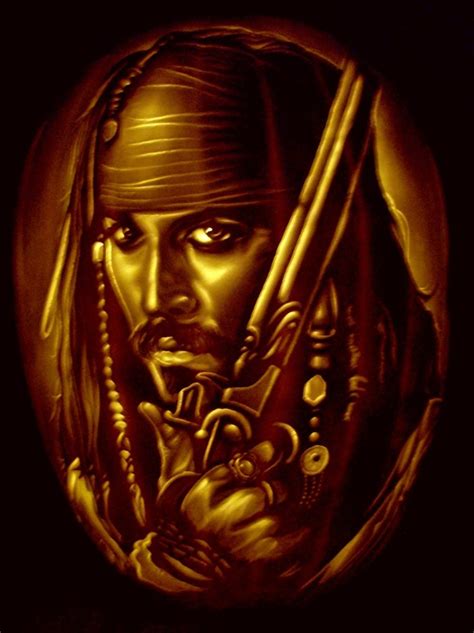 8 Stunning Captain Jack Sparrow Pumpkin Carvings Between The Pages Blog