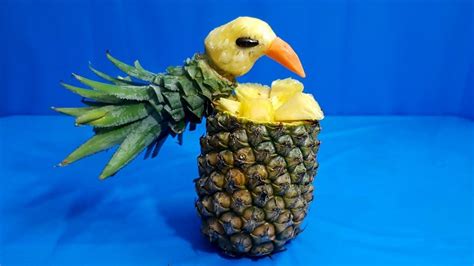 How To Make A Parrot With A Pineapple Parrot Pineapple