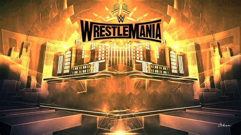 Wrestlemania Match Card Template