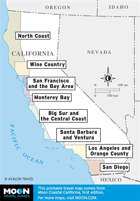 Coastal California Moon Travel Guides