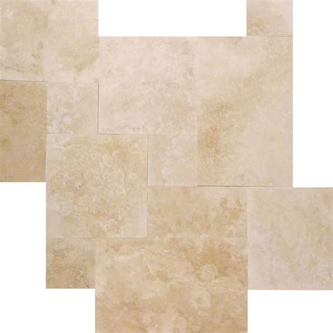 Bedrosians Travertine Stone Versailles Pattern Mediterranean Ivory