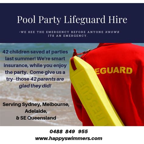 Happy Swimmers Oz Lifeguard Hire And Mobile Swim Lessons To You