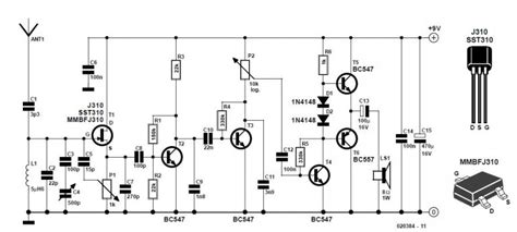Tuned Radio Frequency Trf Receiver Schematic Circuit Diagram