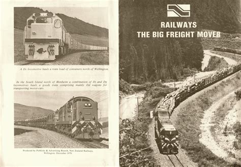 Transpress Nz Nzr Freight Pamphlet 1979