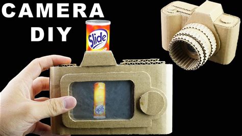 How To Make Camera With Real Functional Screen From Cardboard King Of