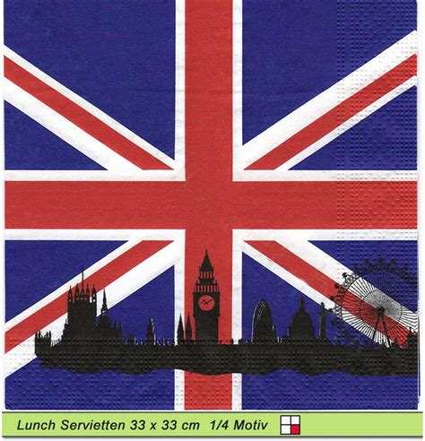 Check out our england flagge selection for the very best in unique or custom, handmade pieces from our shops. England Towerbrigde Big Ben Flagge - 1 Lunch Serviette