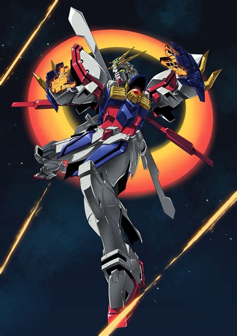 Burning Gundam Gundam Art Mobile Suit Gundam Wing