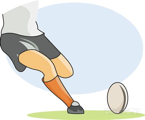 Rugby Clipart Boy Leaps In The Air To Catch Rugby Ball Clipart