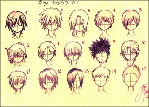 Anime Boy Hair Drawing At Getdrawings Free Download
