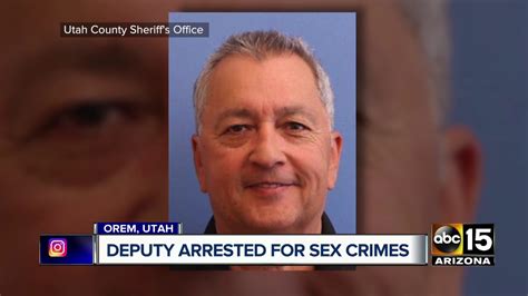 Utah Sheriff S Deputy Arrested For Sex Crimes In Arizona Youtube
