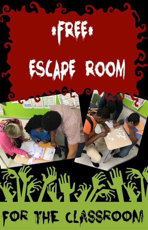 Classroom Escape Room Review Game Secondary English Literature