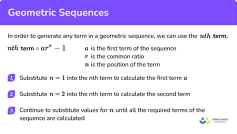 Geometric Sequences Gcse Maths Steps And Examples