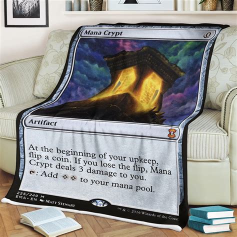 New Magic The Gathering Mana Crypt Blanket Express Your Unique Style